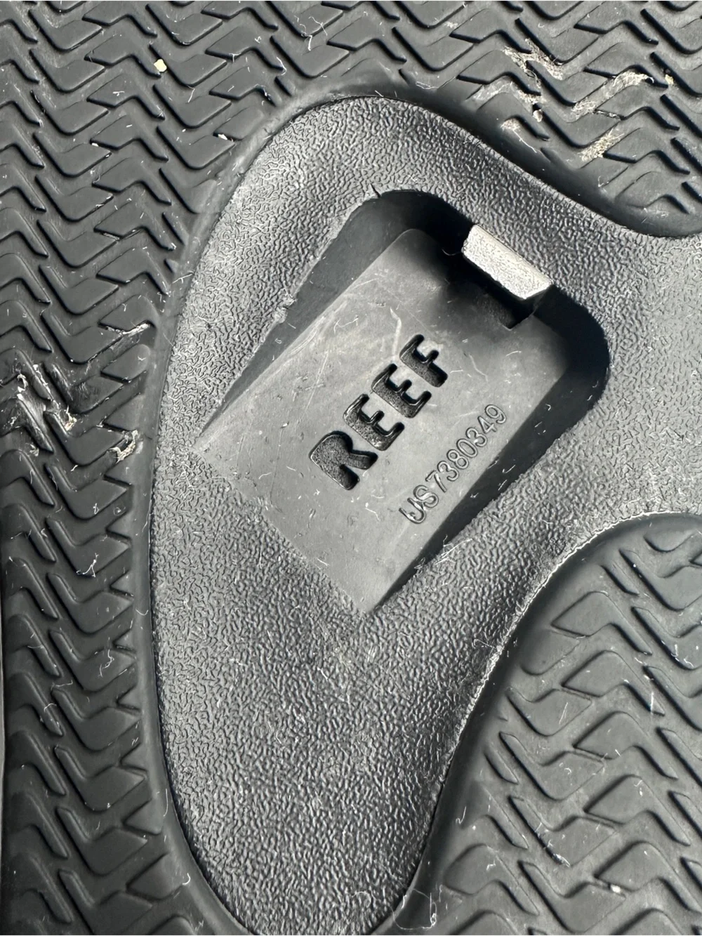 Reef Men's Black Flip Flop Sandals